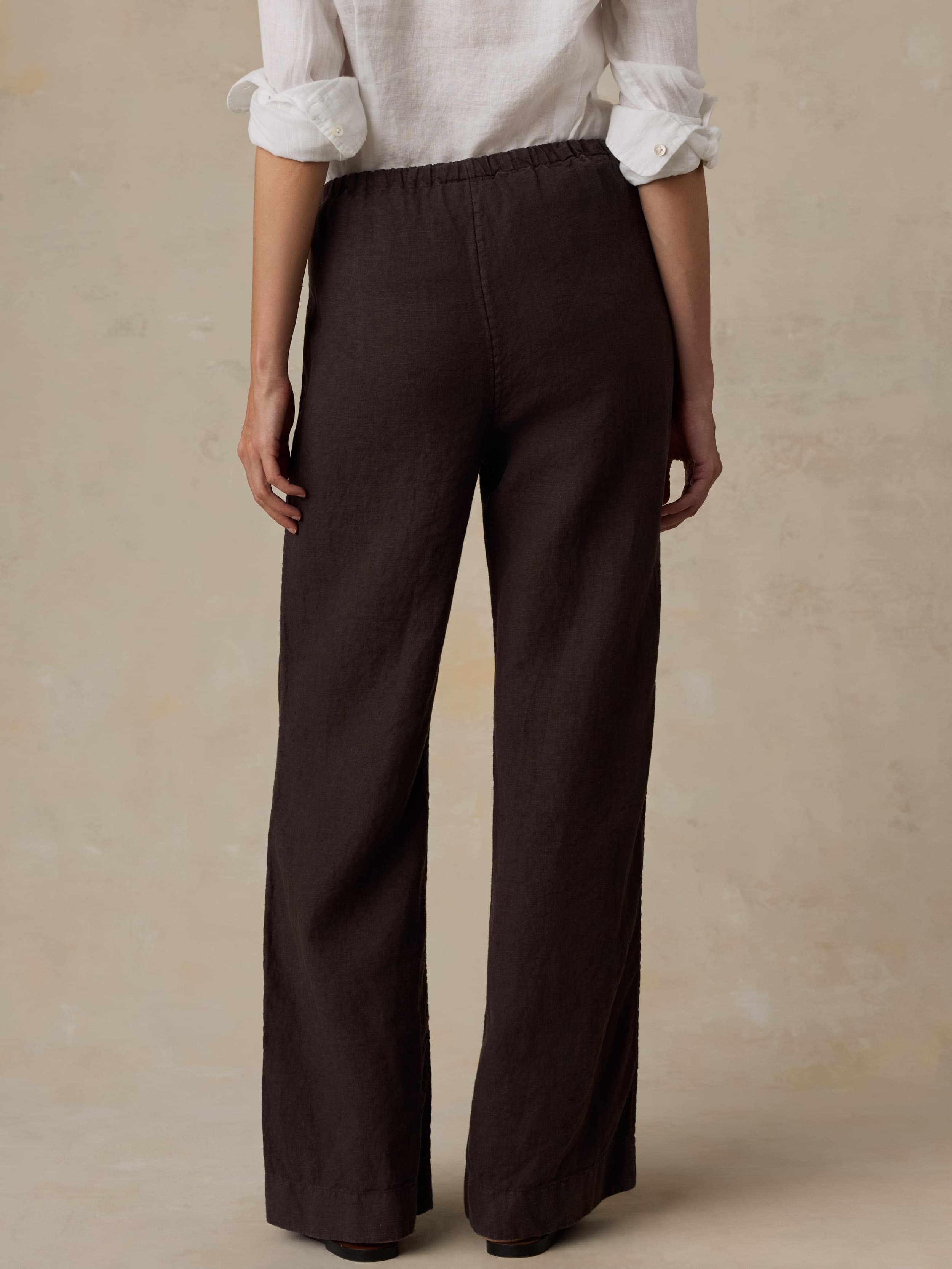 Laidback Linen Pant - Demitasse