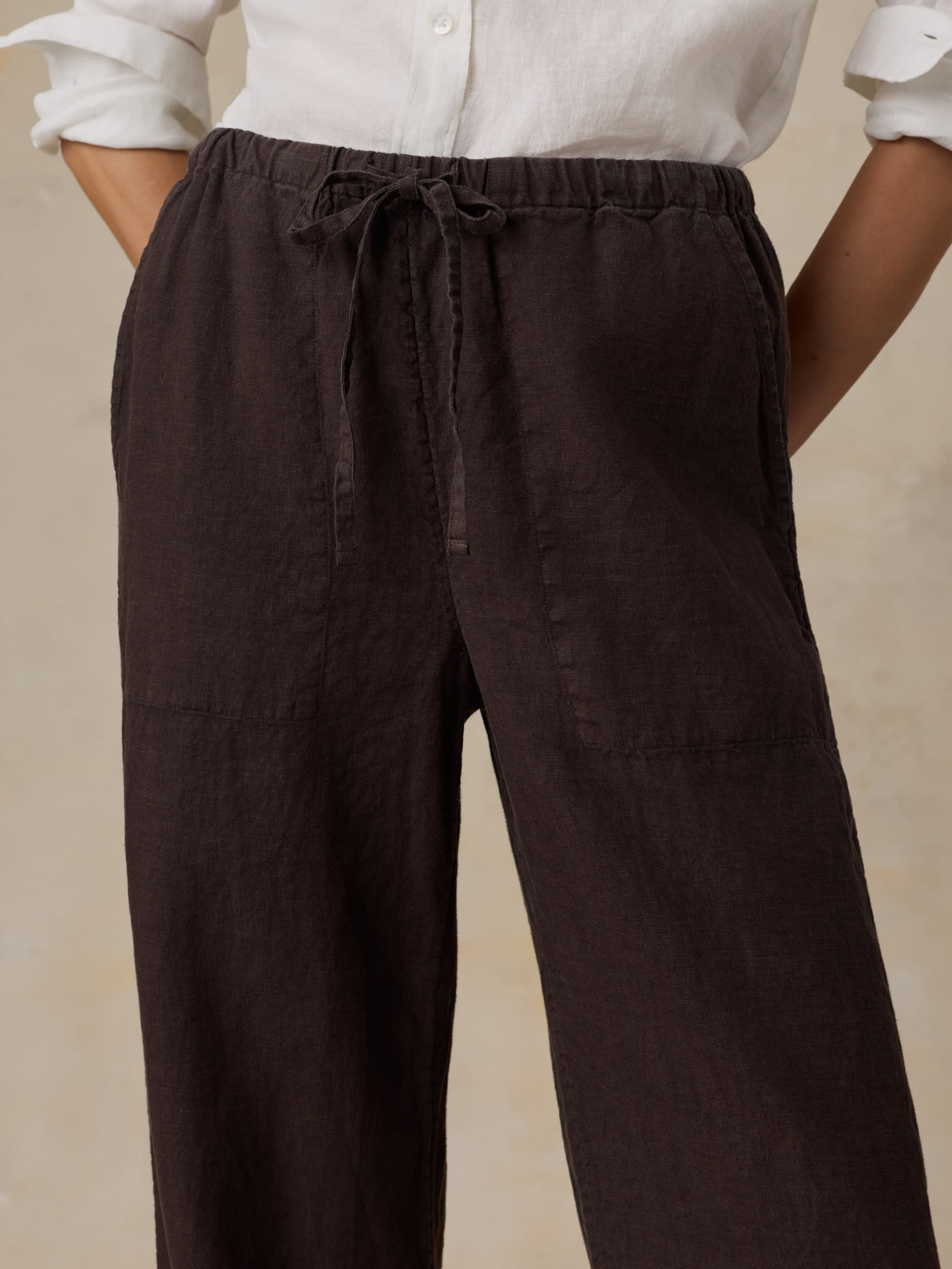 Laidback Linen Pant - Demitasse