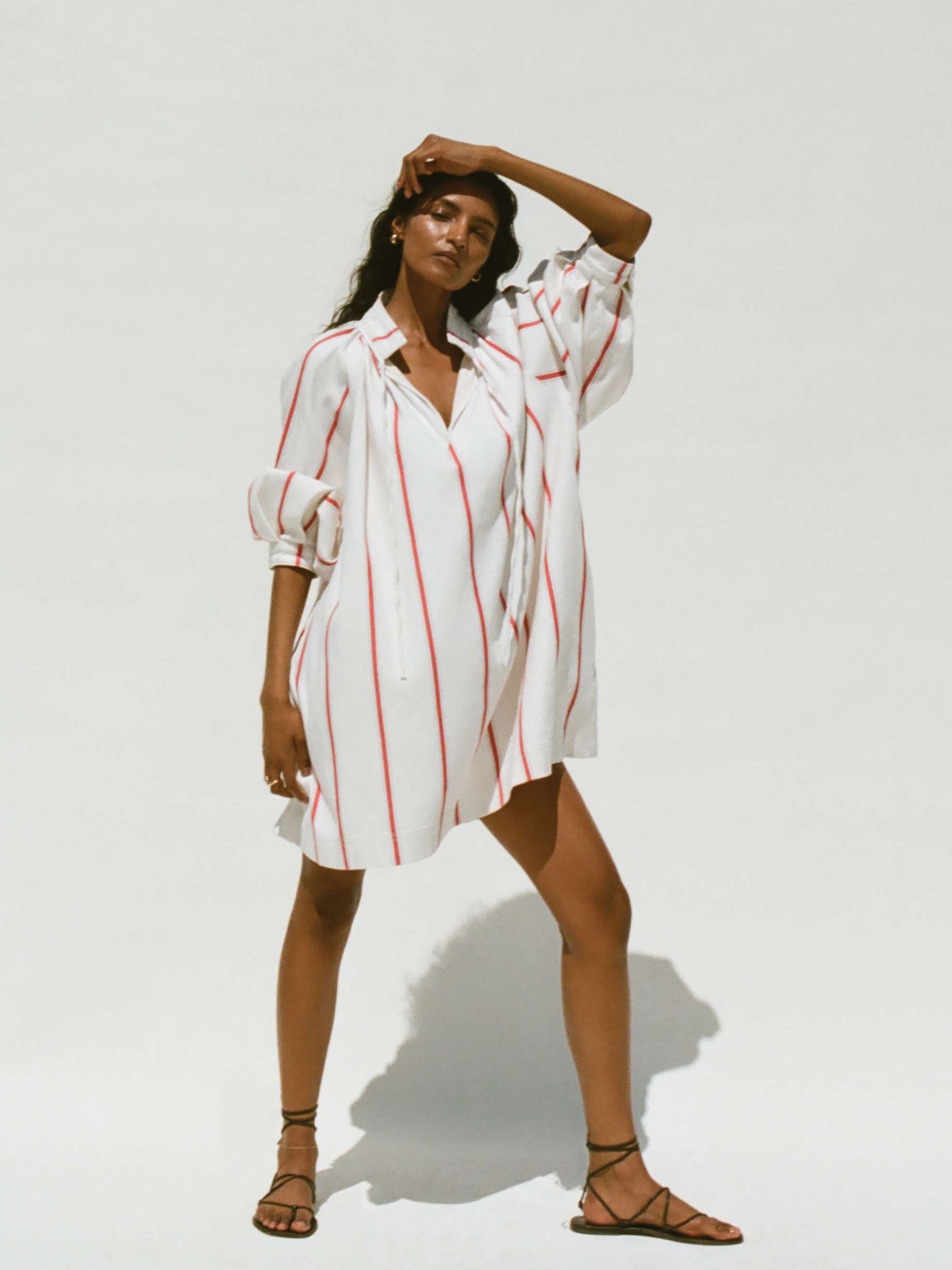 Tideweave Zoe Dress - Northbay Stripe | Faherty Brand