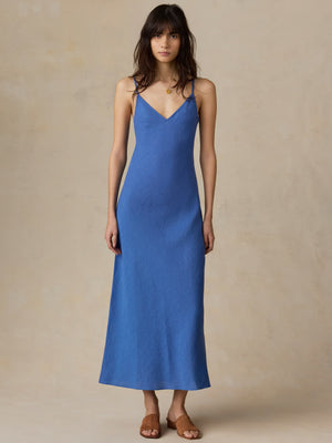 Mia Slip Dress - Paradise Blue