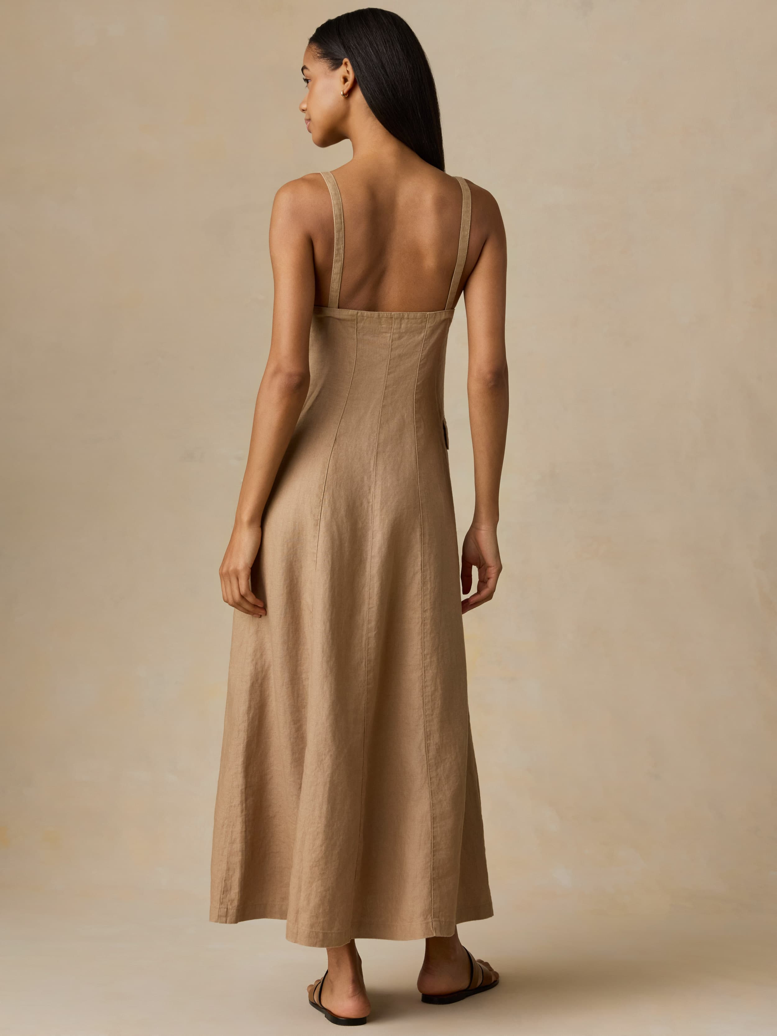 Sun Strider Milo Dress - Acorn | Faherty Brand