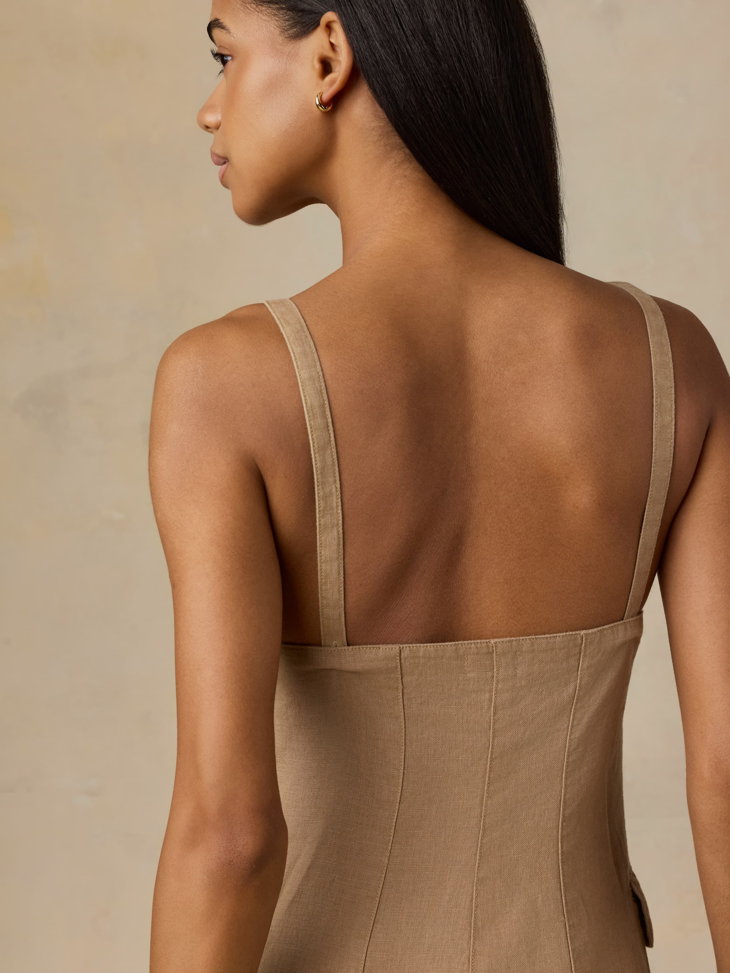 Sun Strider Milo Dress - Acorn | Faherty Brand