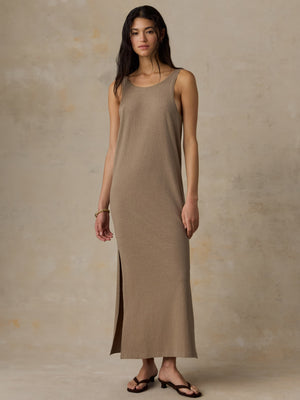 Cotton Hemp Tank Dress - Desert Husk