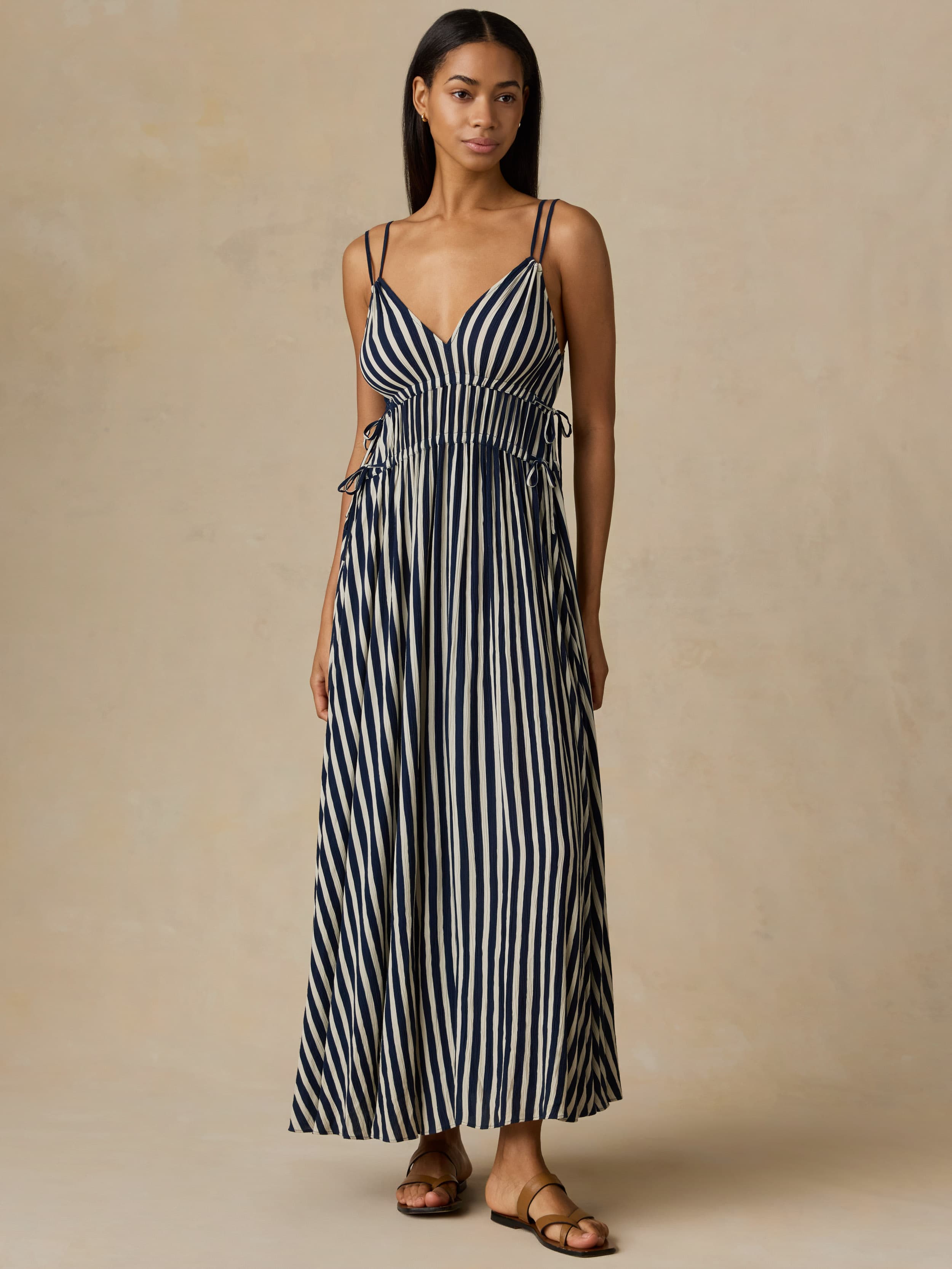 Sunbeam Dress - Spellbound Coastal Stripe | Faherty Brand
