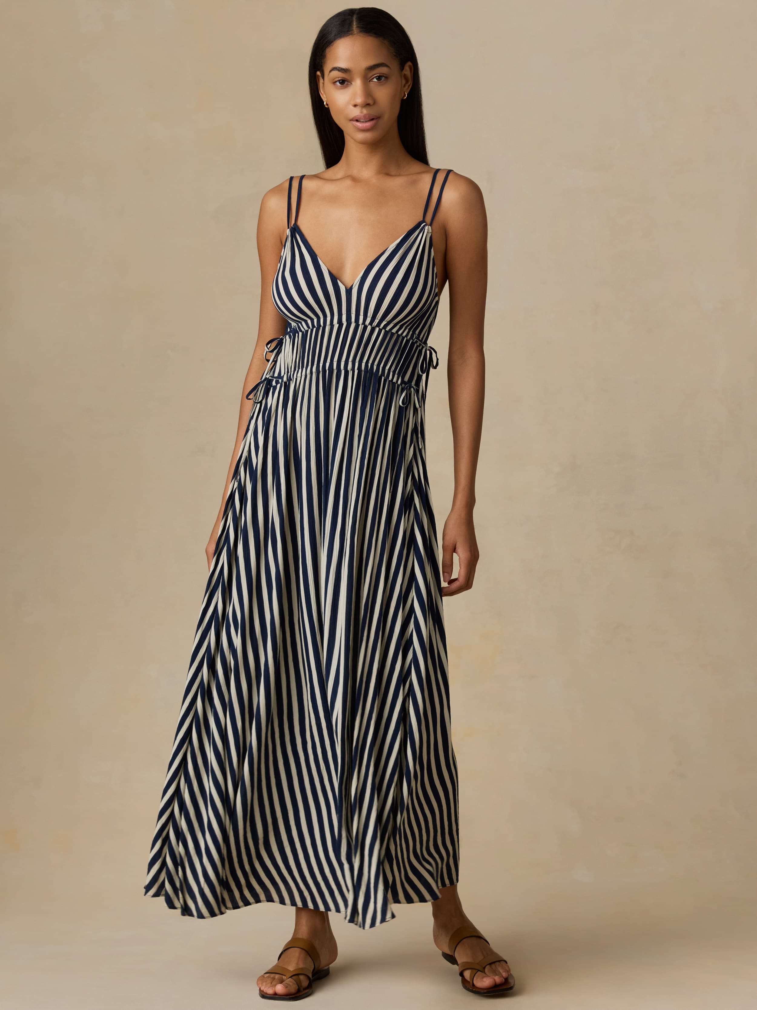 Sunbeam Dress - Spellbound Coastal Stripe | Faherty Brand
