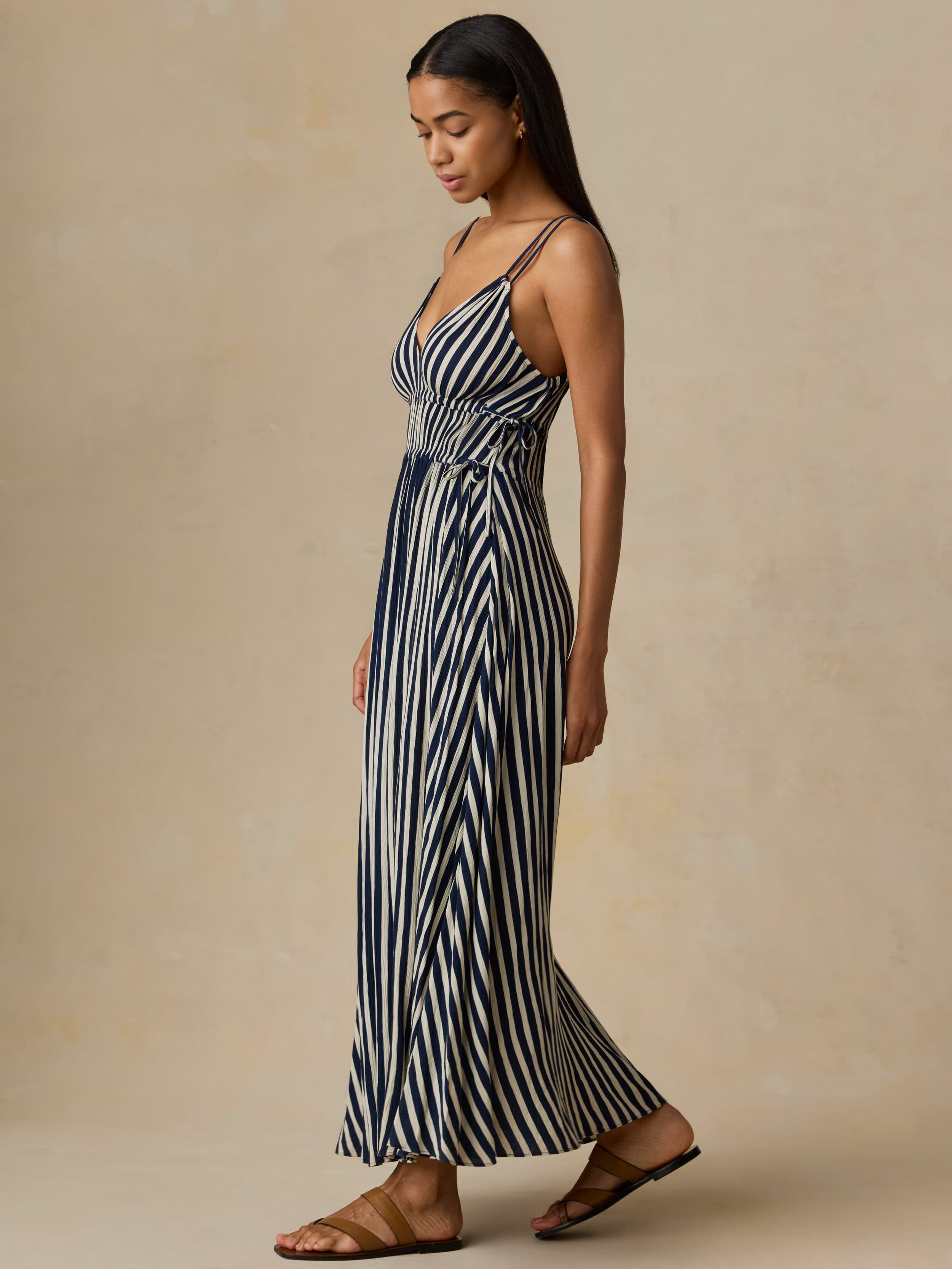 Sunbeam Dress - Spellbound Coastal Stripe | Faherty Brand