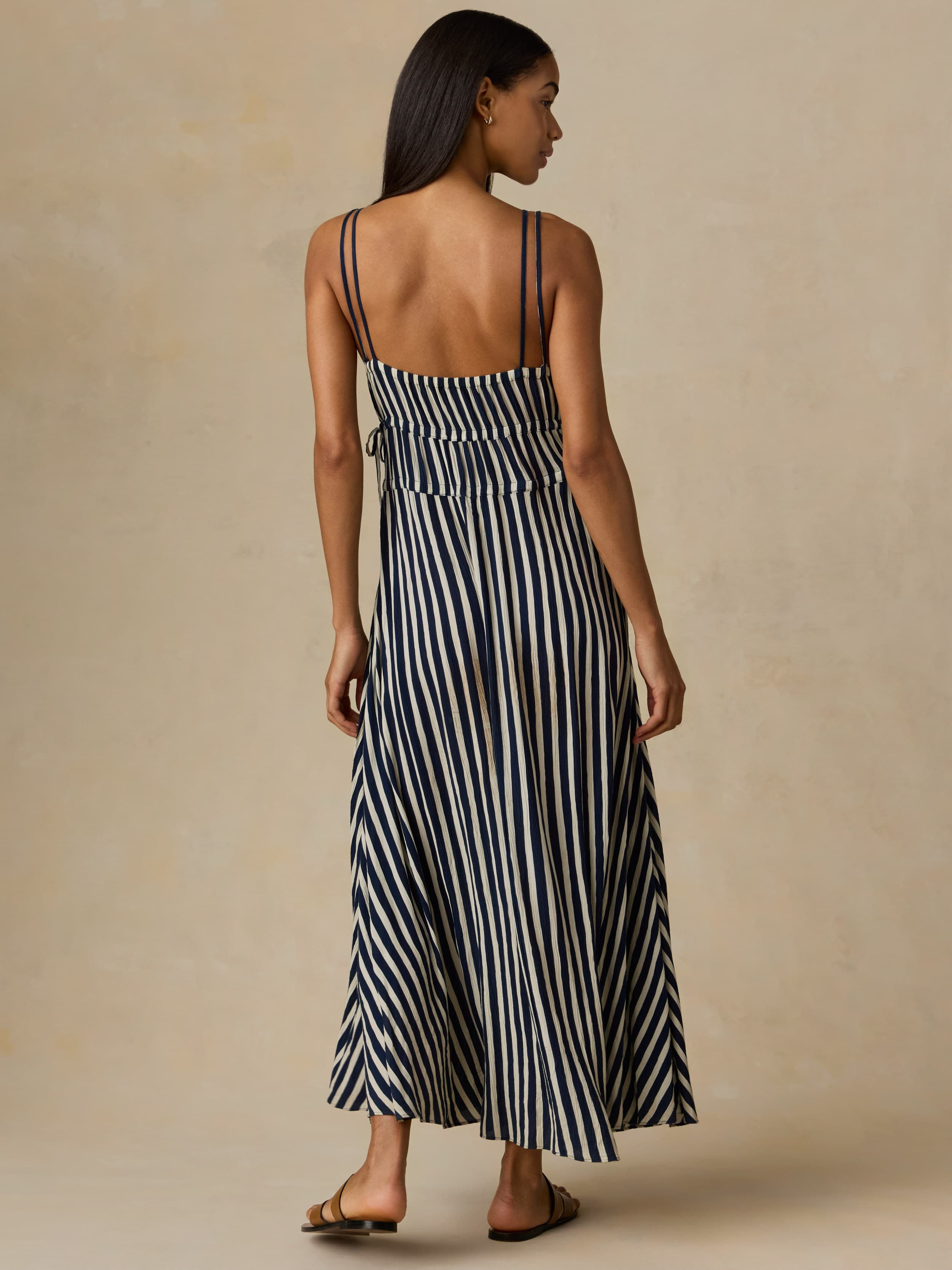 Sunbeam Dress - Spellbound Coastal Stripe | Faherty Brand