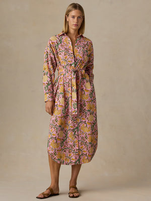 Voile Rio Shirtdress - Blossom Serenade