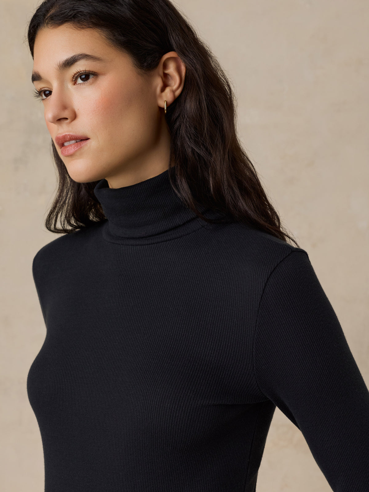 Featherweight Freestyle Turtleneck - Black, image 4 of 6