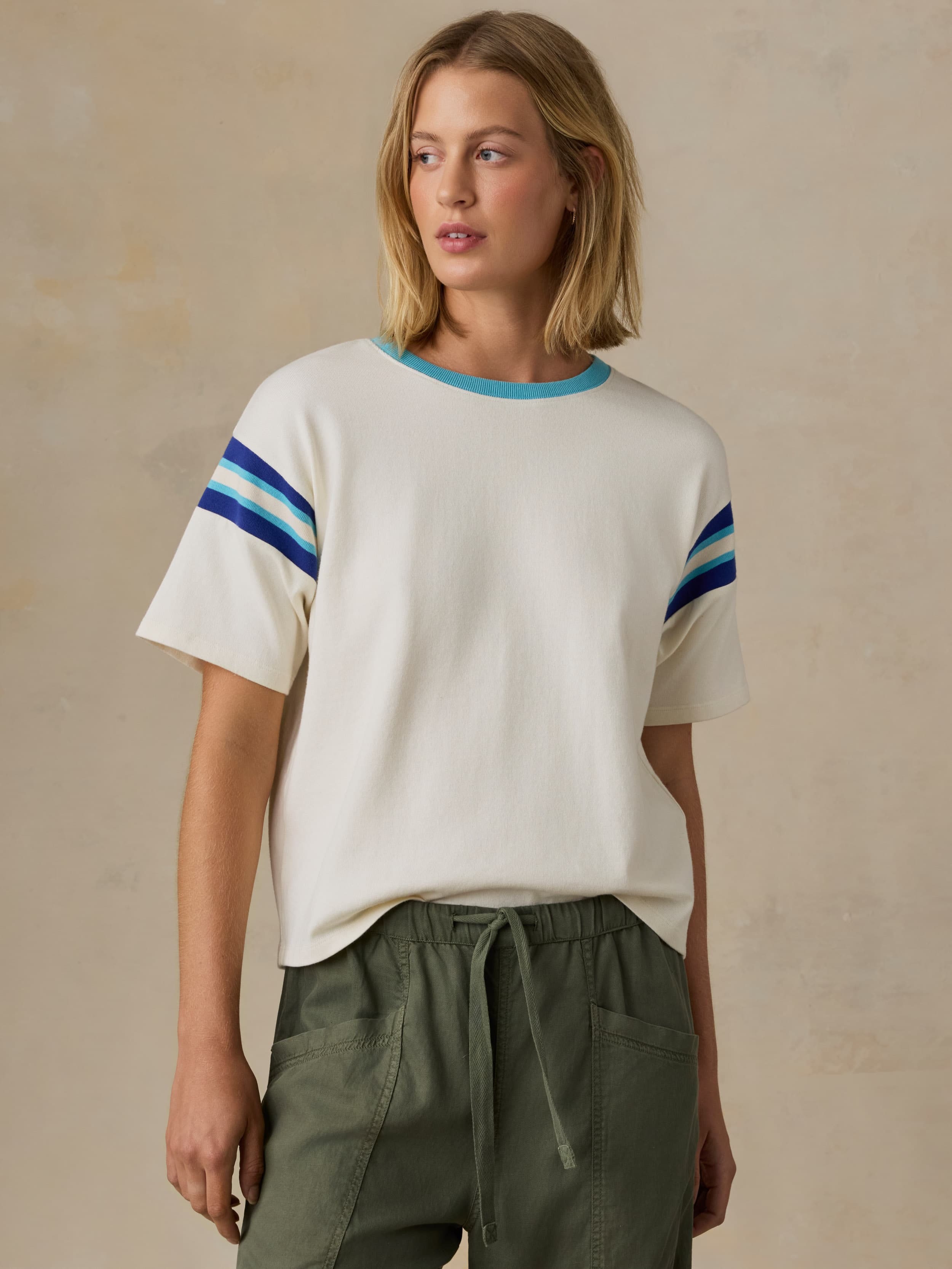 Sport Jersey Throwback Tee - Seaside Varsity | Faherty Brand