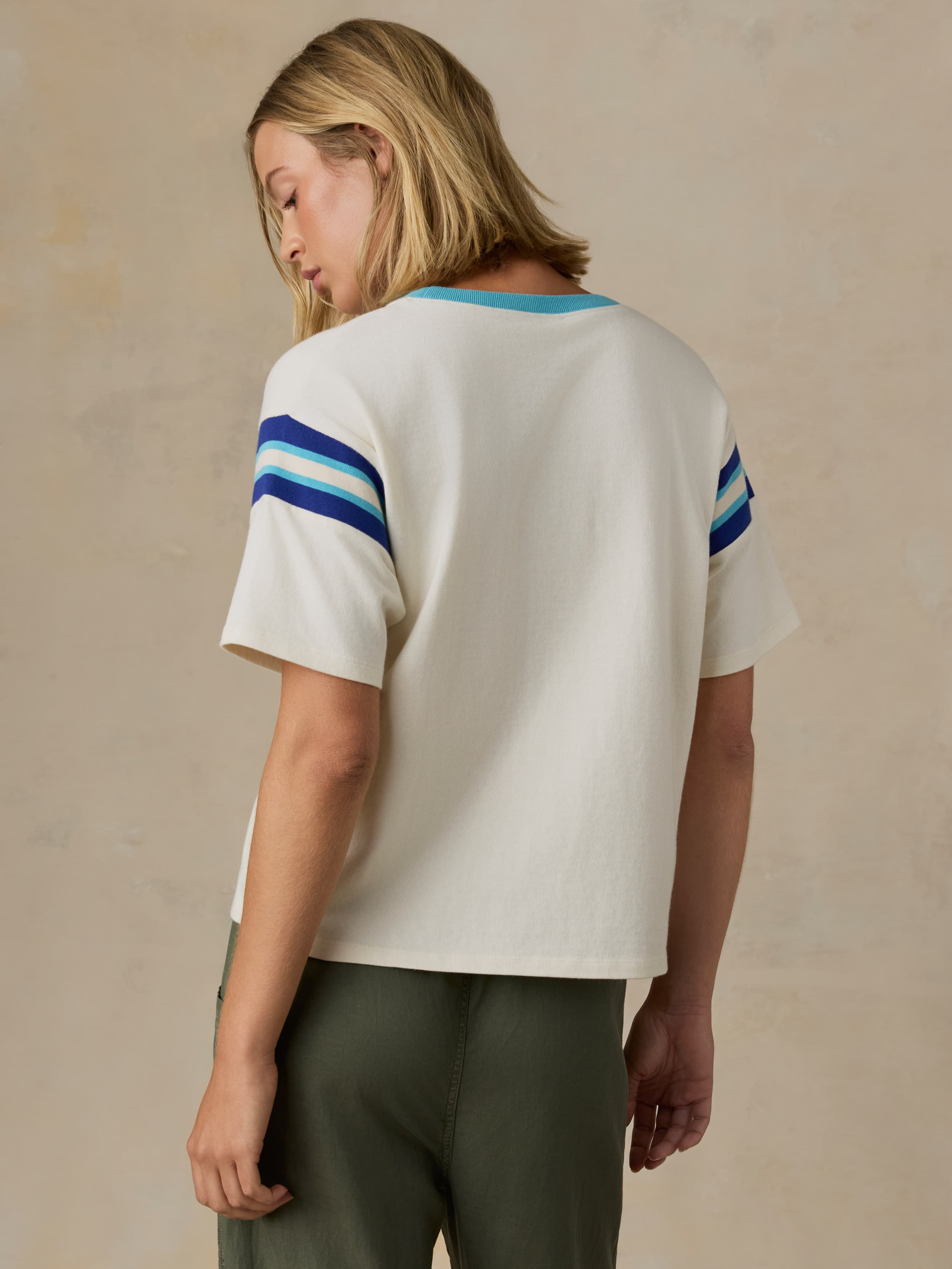 Sport Jersey Throwback Tee - Seaside Varsity | Faherty Brand