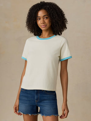 Sunwashed Regenerative Tee - Lemon Sorbet