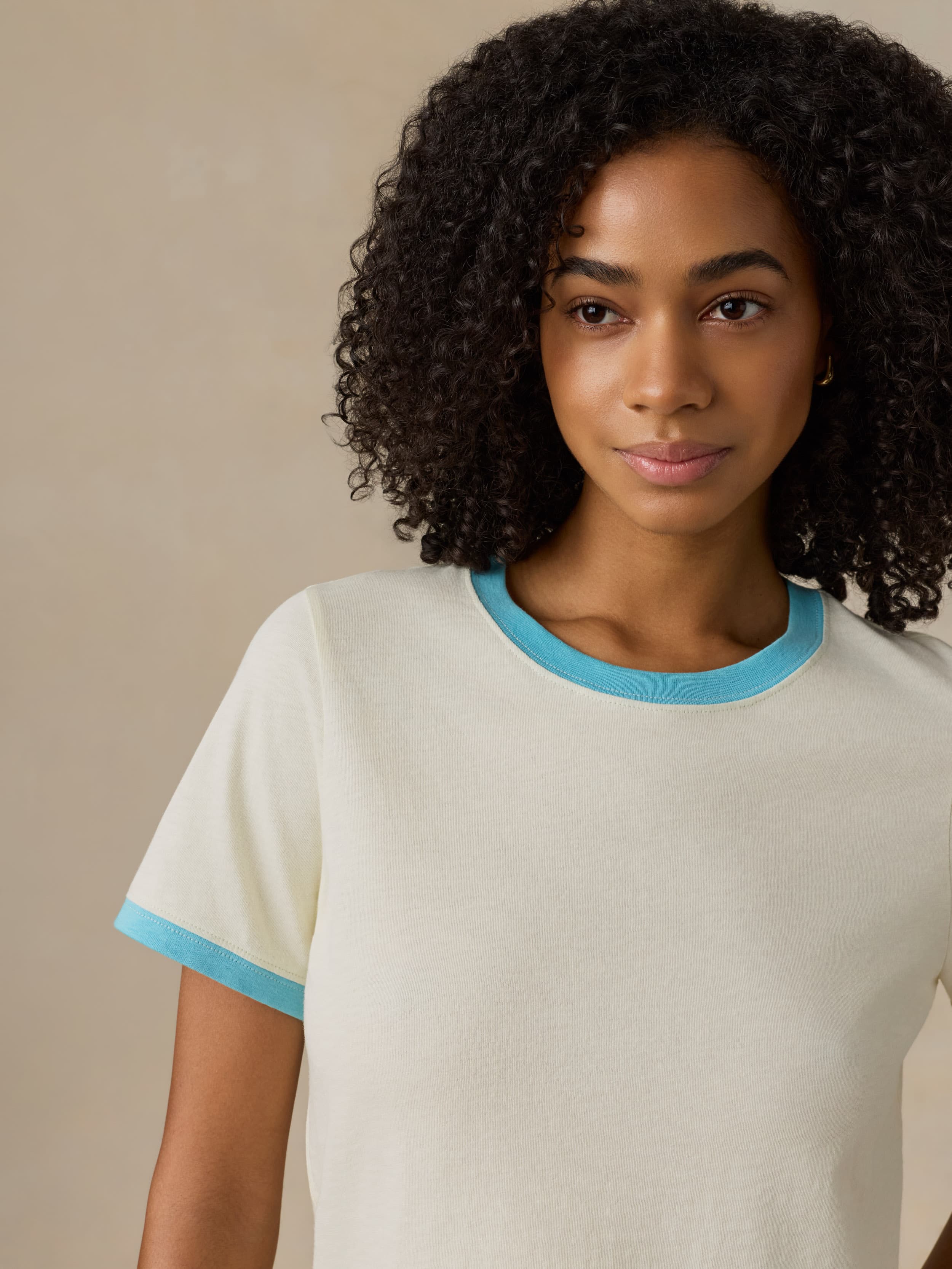 Sunwashed Regenerative Tee - Lemon Sorbet | Faherty Brand