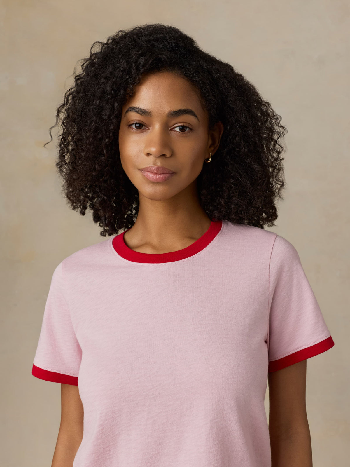  | Sunwashed Regenerative Tee - Vintage Rose | Faherty Brand, image 3 of 6