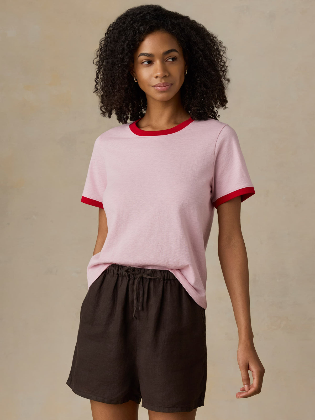  | Sunwashed Regenerative Tee - Vintage Rose | Faherty Brand, image 4 of 6