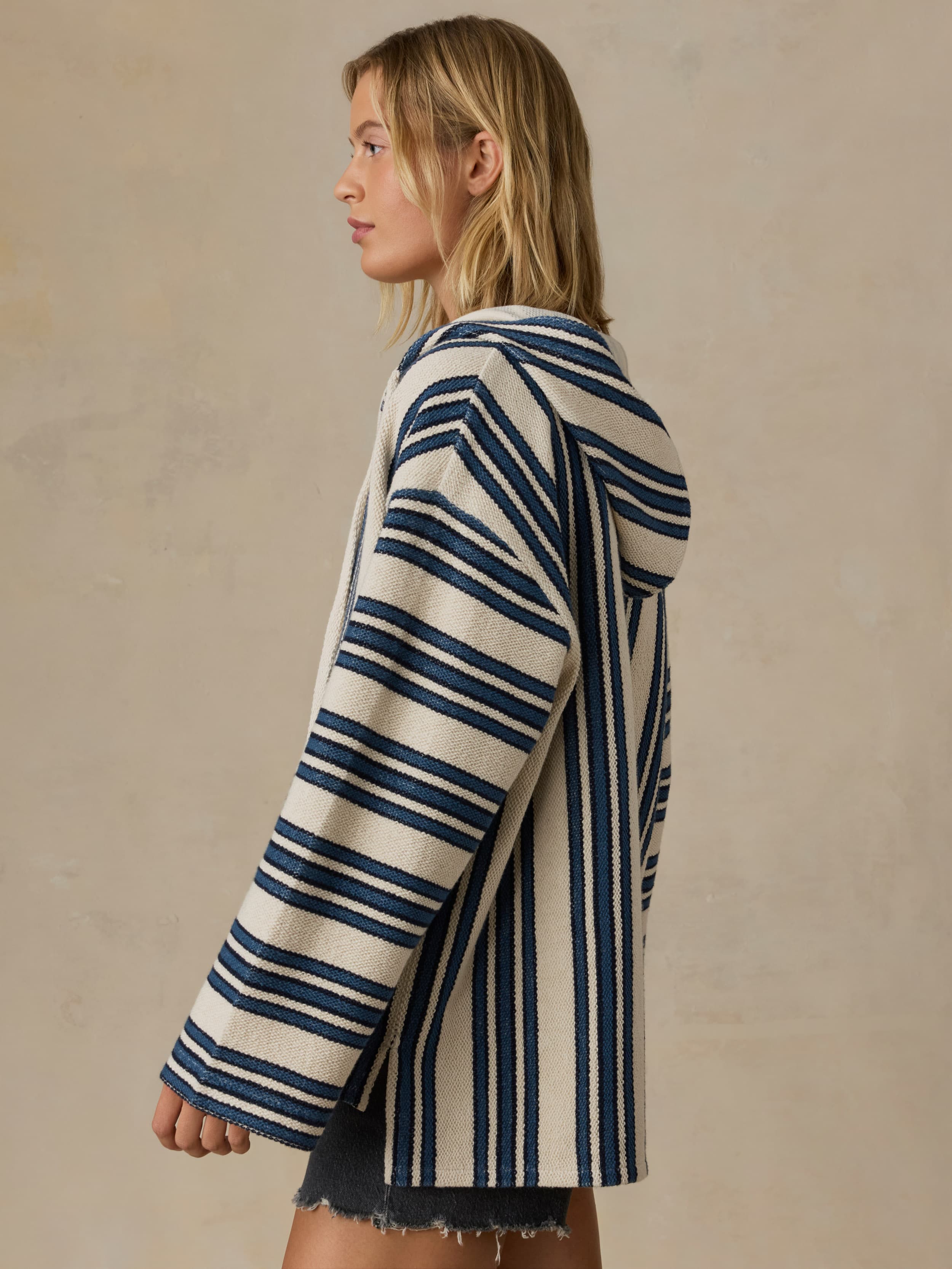 Baja Hoodie - Kingfisher Stripe | Faherty Brand