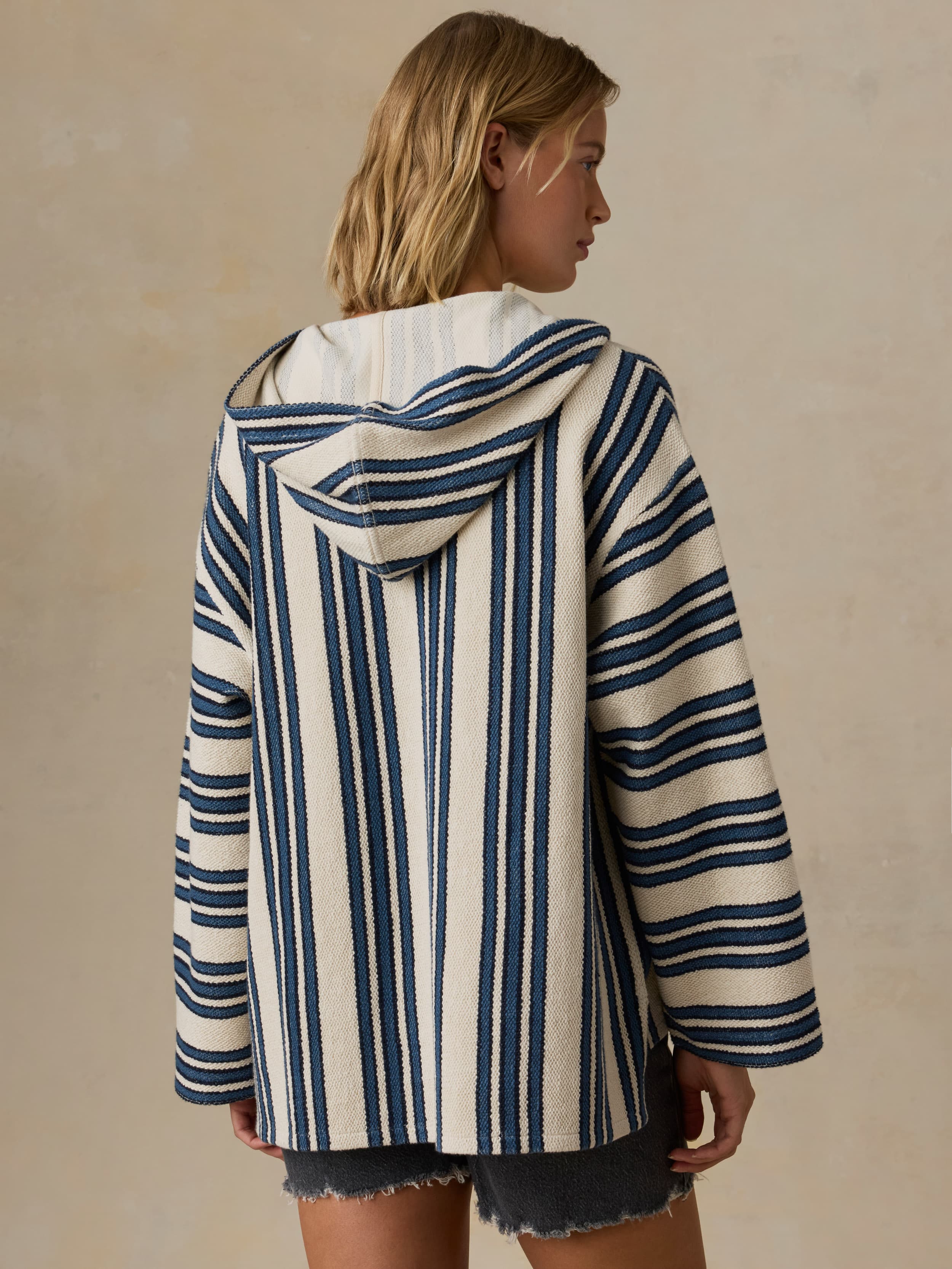 Baja Hoodie - Kingfisher Stripe | Faherty Brand