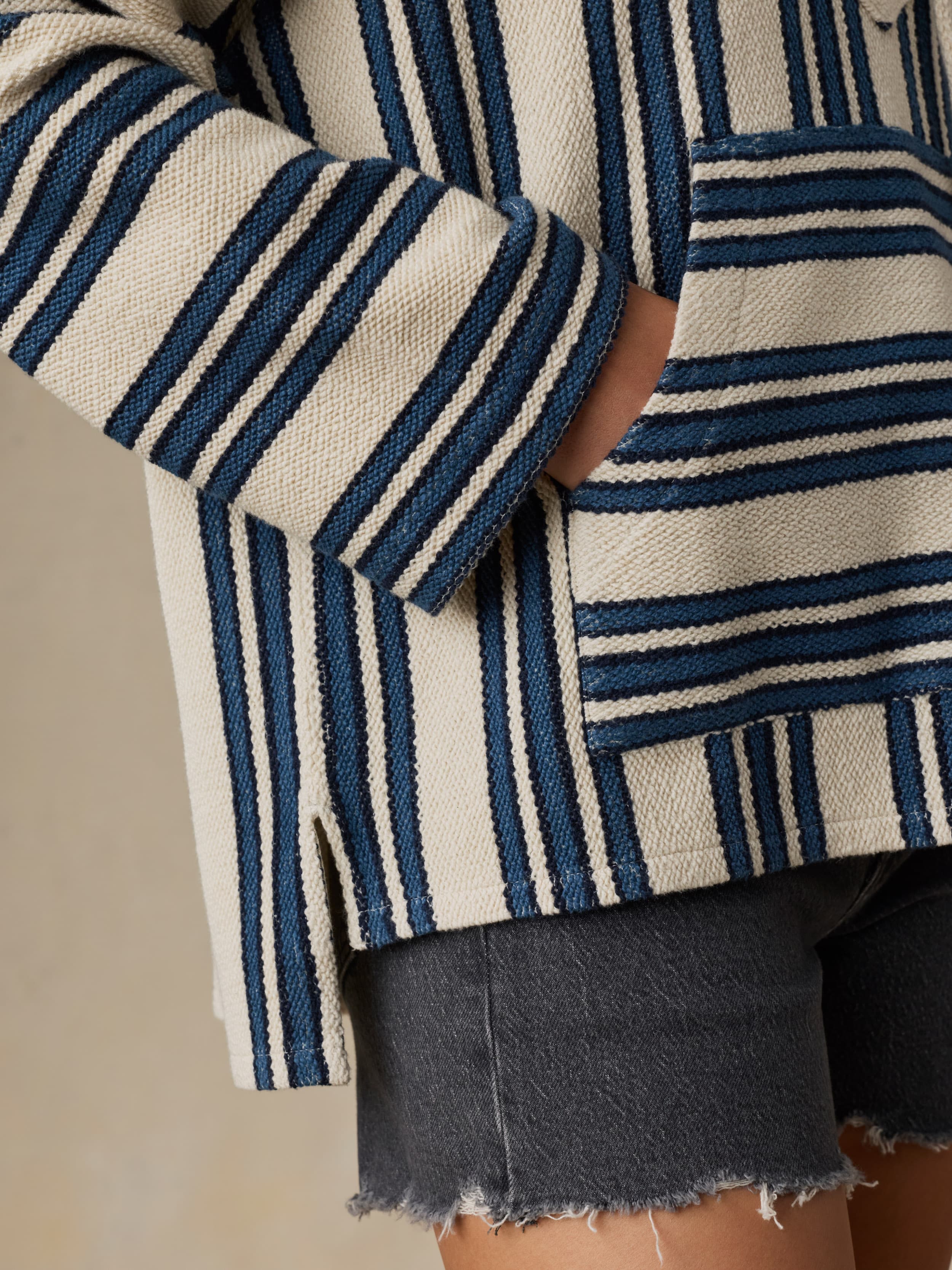 Baja Hoodie - Kingfisher Stripe | Faherty Brand