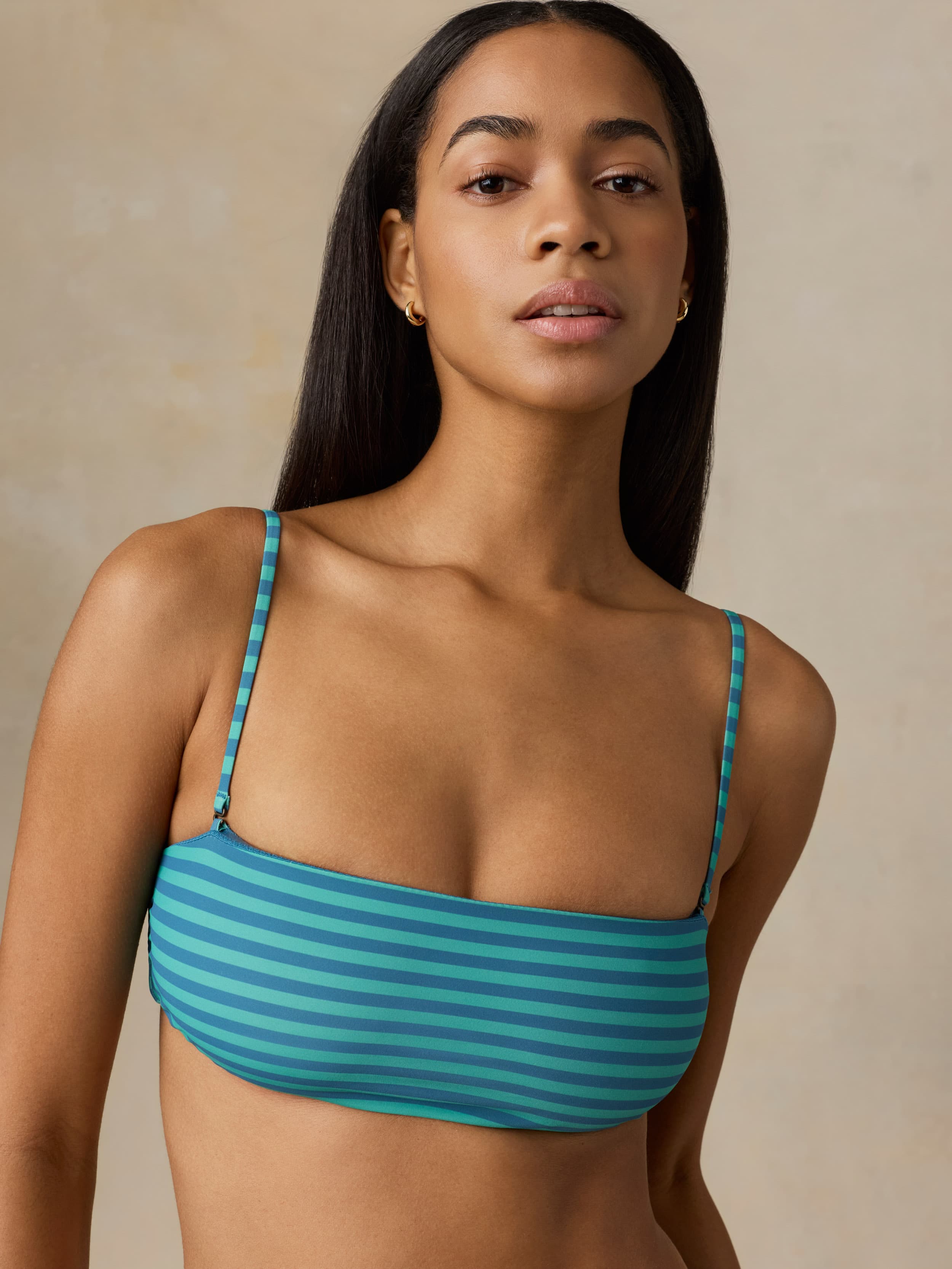 Riptide Top - Sea Blue Stripe | Faherty Brand