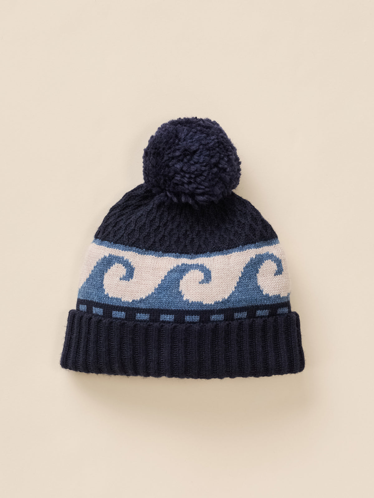 Wave Swell Beanie - Navy Multi, image 3 of 3