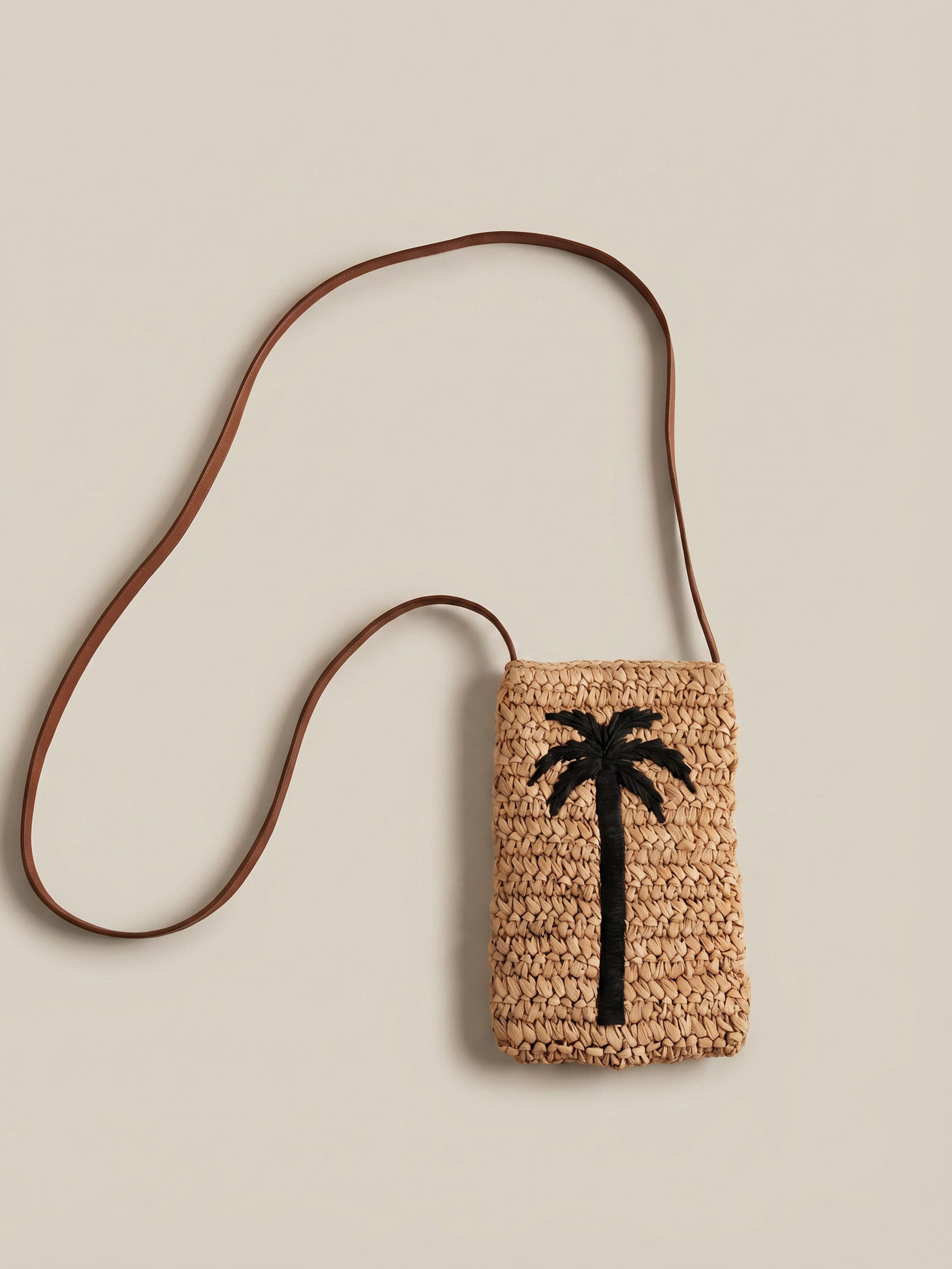 Straw Palm Crossbody - Toasted Natural | Faherty Brand