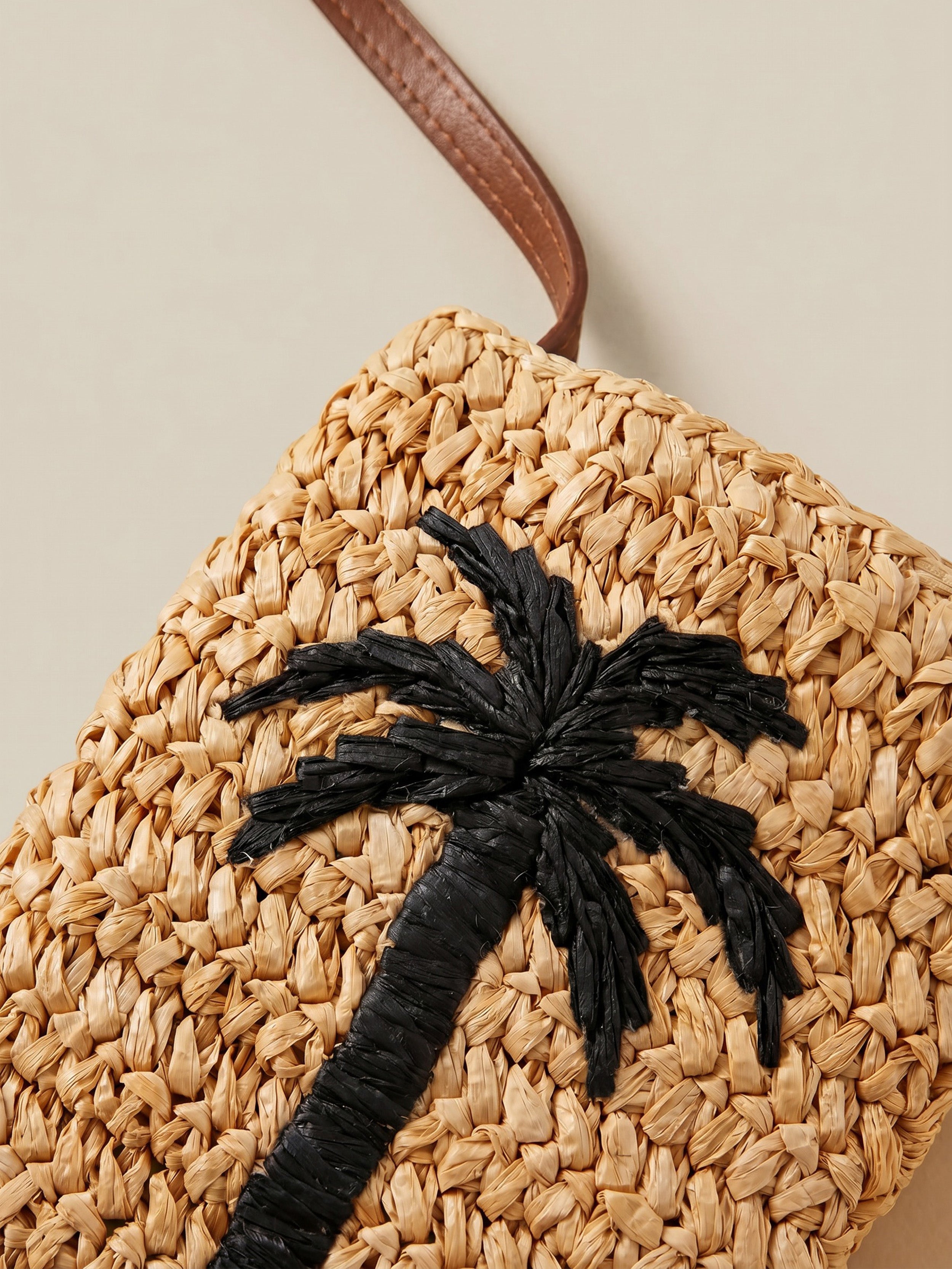 Straw Palm Crossbody - Toasted Natural | Faherty Brand