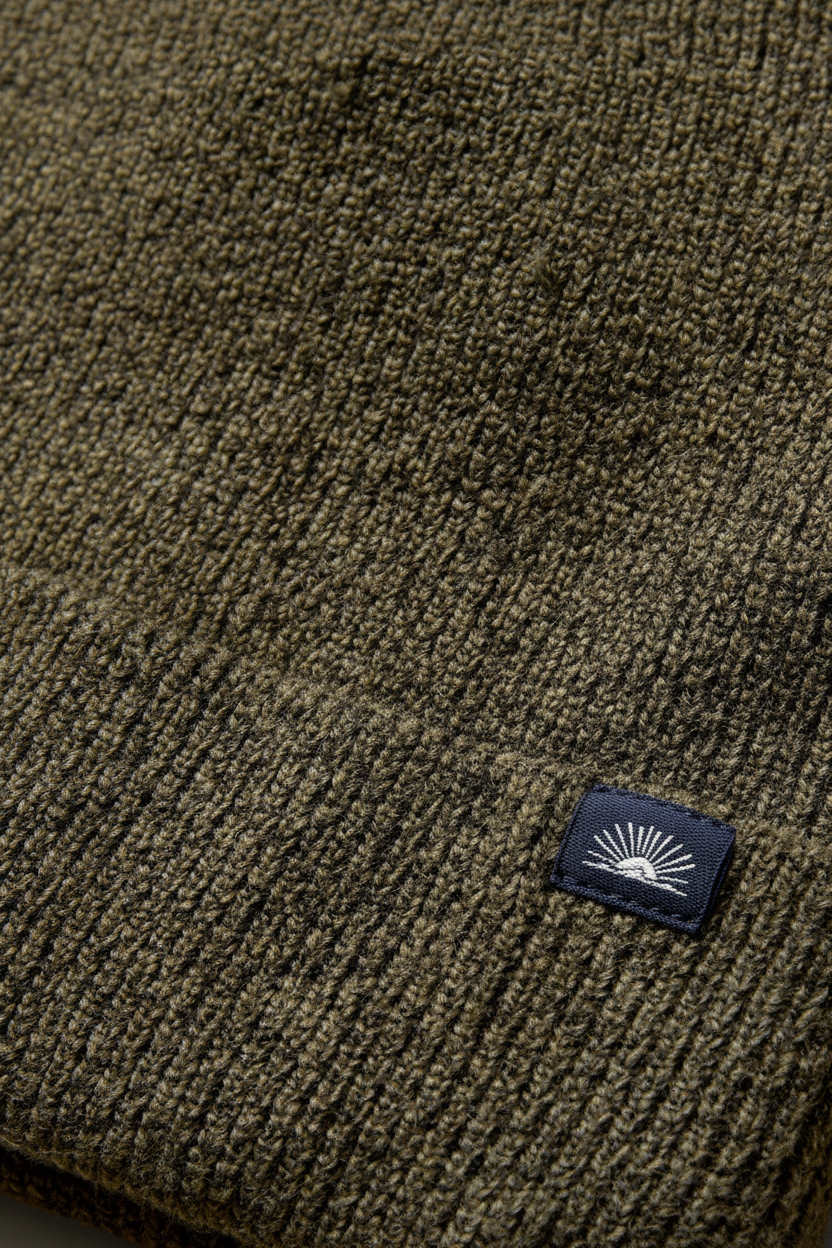 Jackson Beanie - Olive Heather | Faherty Brand