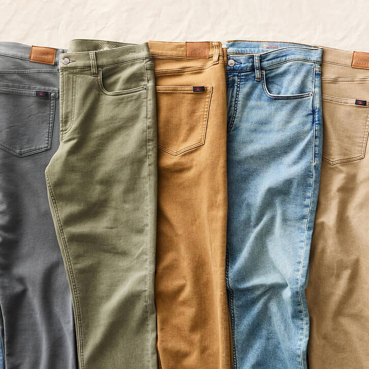 stretch terry mens