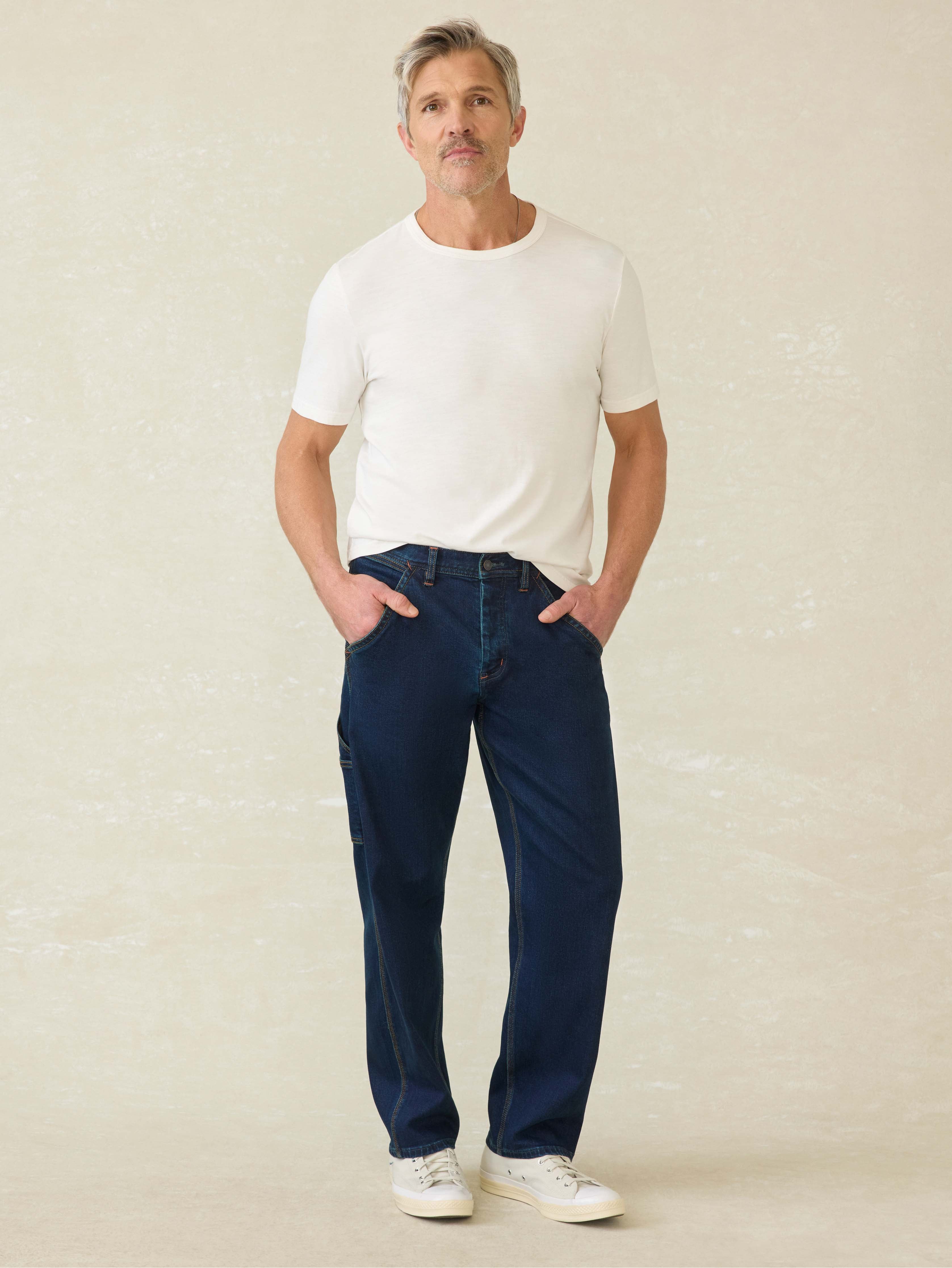 Carpenter Denim - Shoreblue Wash | Faherty Brand