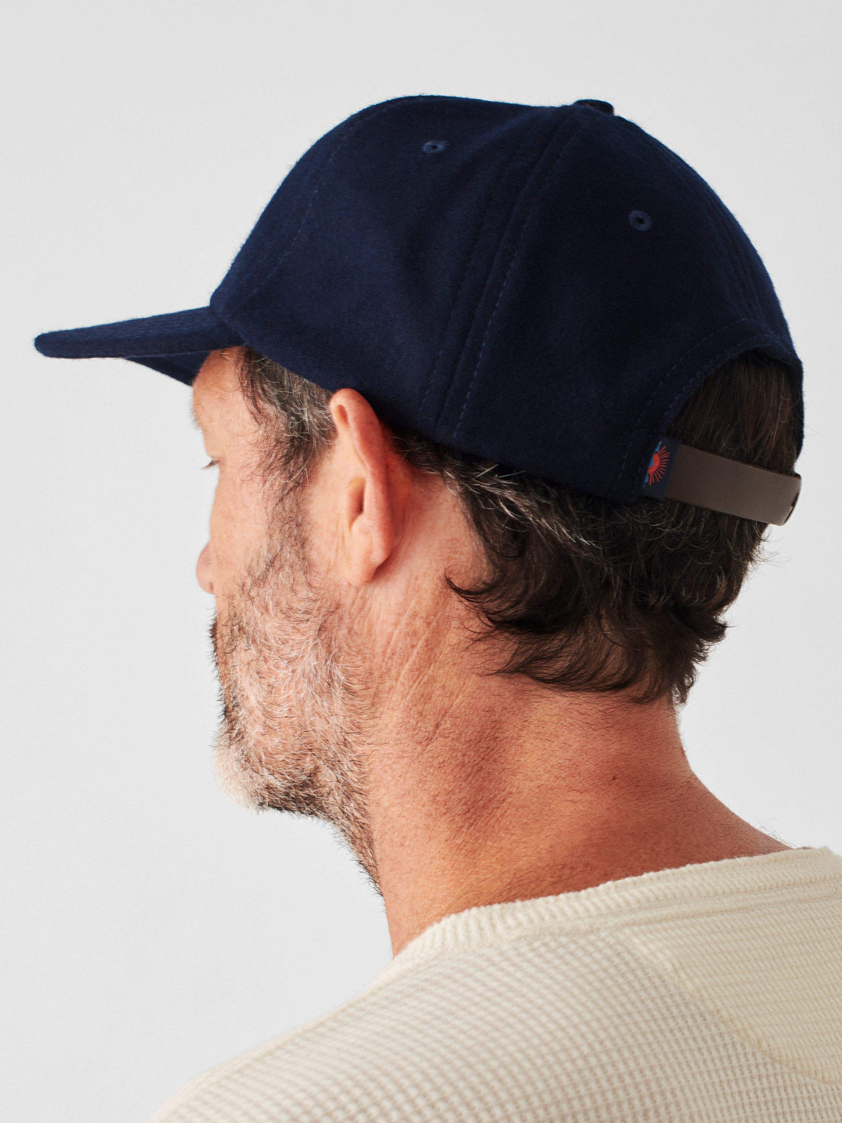 Wool Baseball Hat - Navy Heather, image 3 of 4