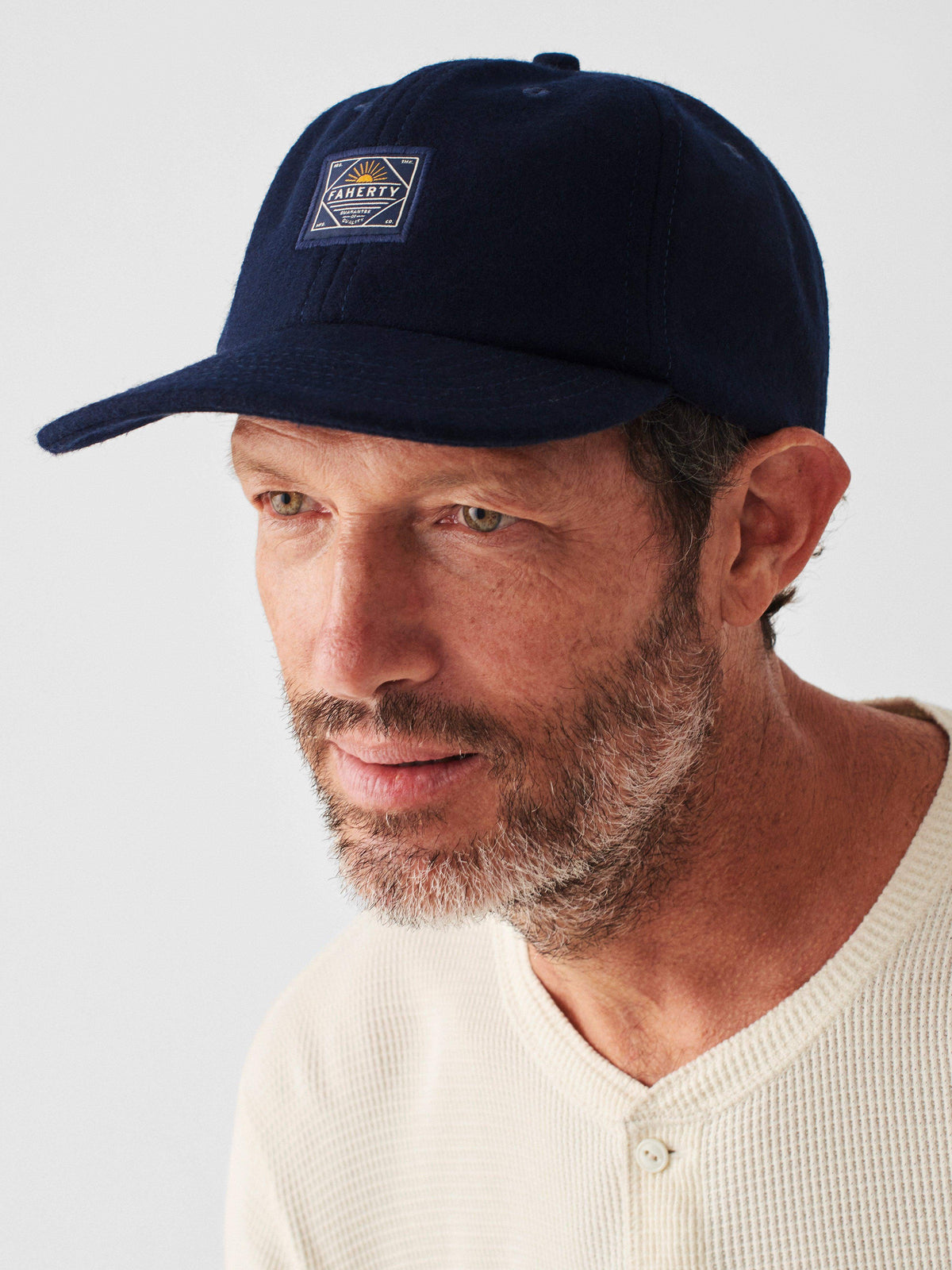 Wool Baseball Hat - Navy Heather, image 1 of 4
