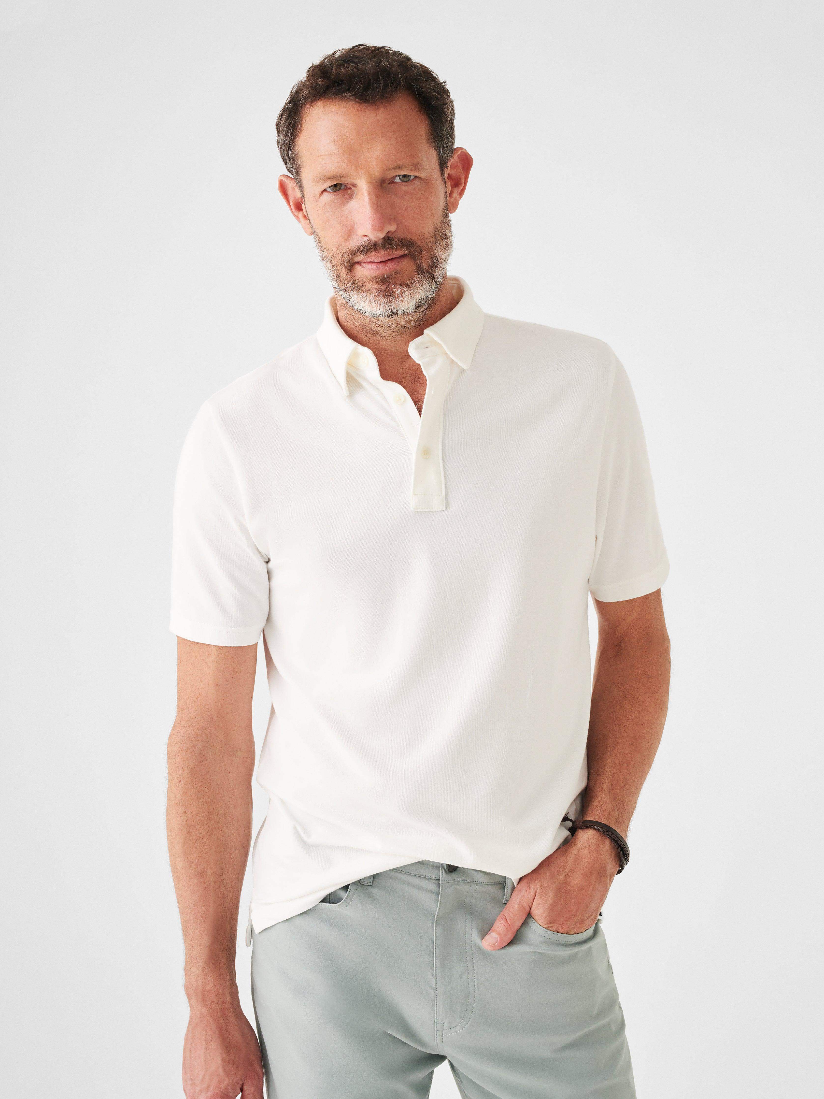 Short-Sleeve Movement Polo (Tall) - White