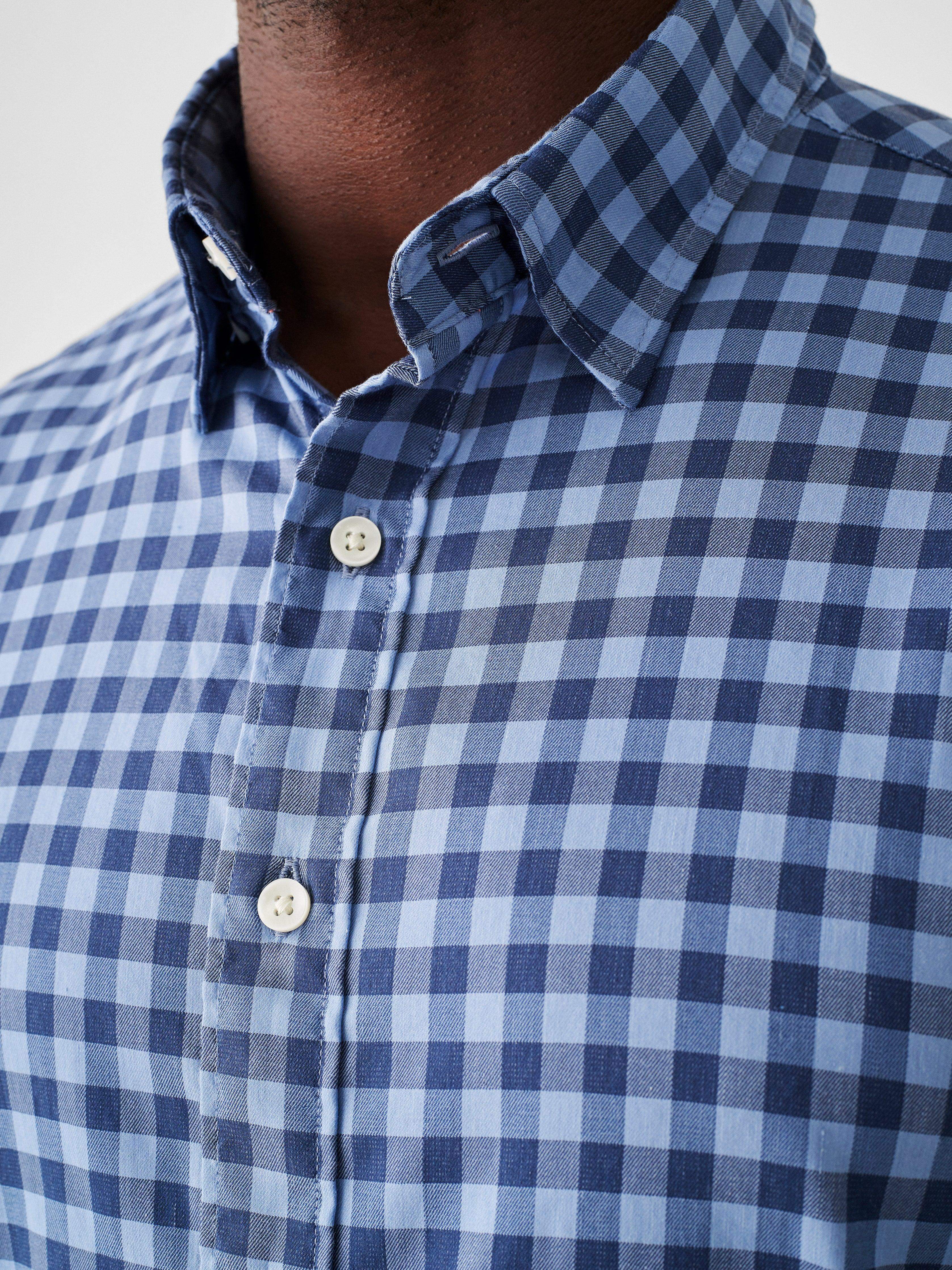 The Movement Shirt - Navy Skies Check