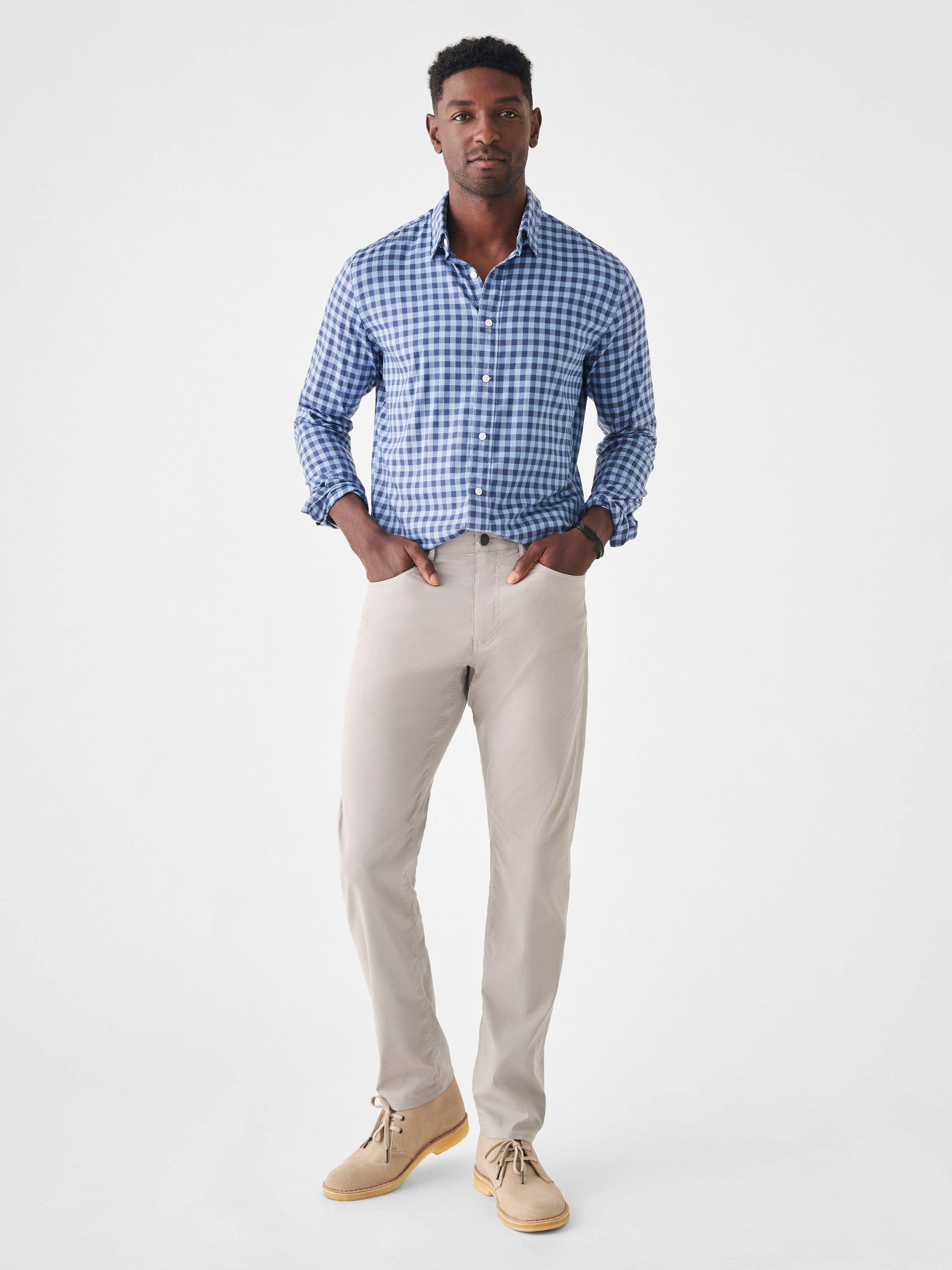 The Movement Shirt - Navy Skies Check